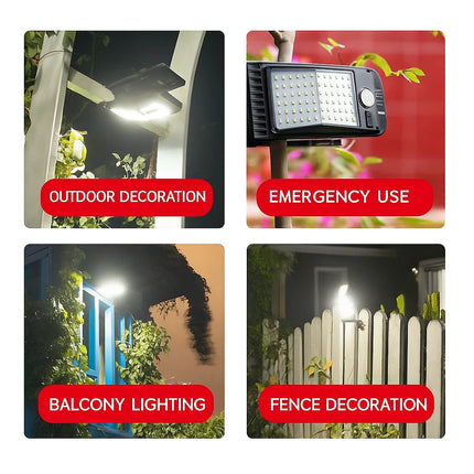Solar light clamp on railing

