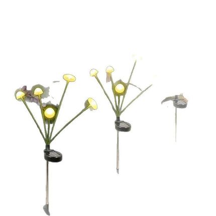 Solar mushroom yard decor lights

