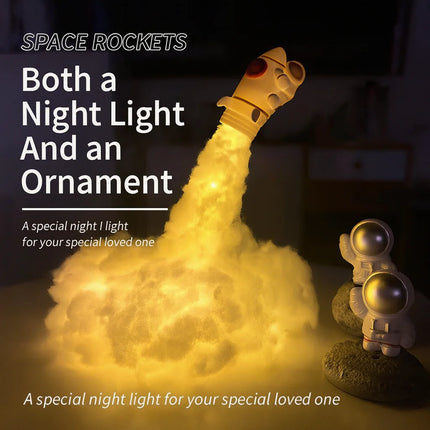 Space Rocket LED Lamp