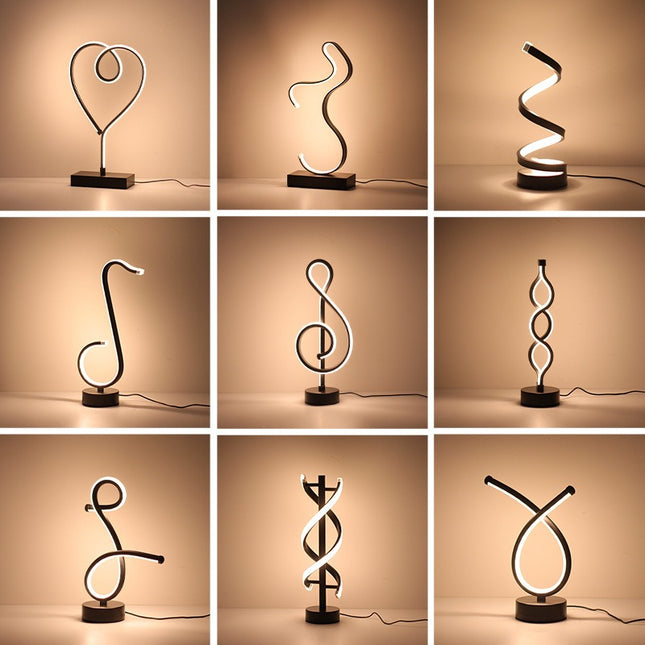 Spiral LED Lamp 
