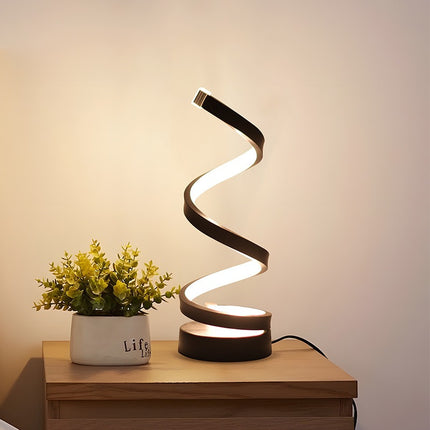 Spiral design night lamp

