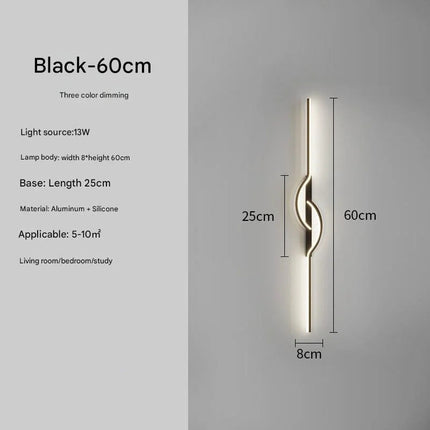 Strip lamp for ambiance lighting

