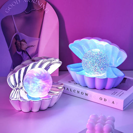 Touch-Activated Clam Lamp 