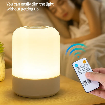 Touch-Control Bedside Light with USB Slot

