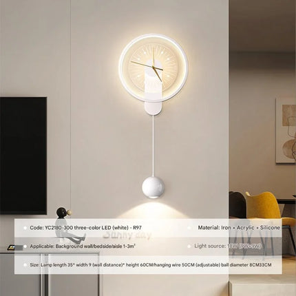 Touch Sensor Clock Light

