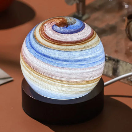 Touch control planet light

