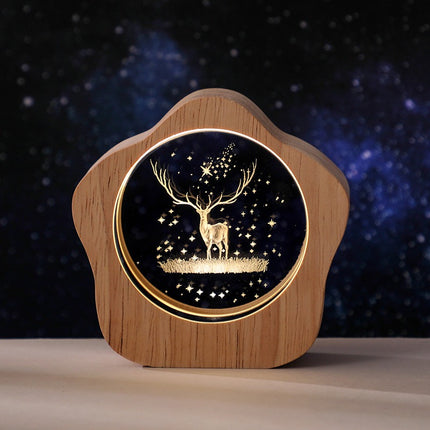 Touch sensor 3D crystal ball light

