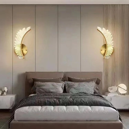 Tropical leaf wall light


