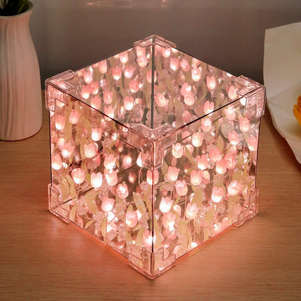 USB cube night light


