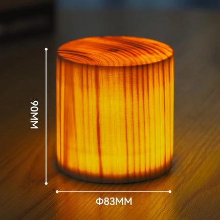 USB wooden night lamp
