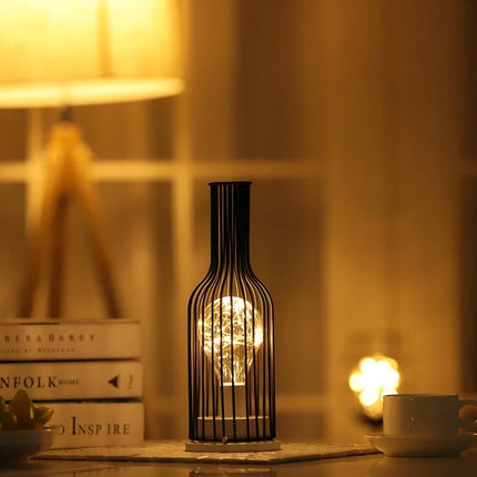 Vintage Metal Cage Light

