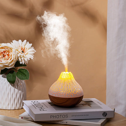 Volcano humidifier lamp for kids

