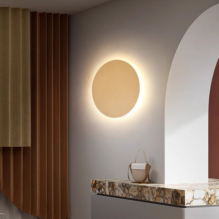 Waterproof outdoor round wall light

