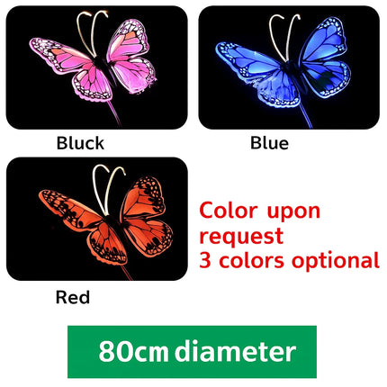 Waterproof solar butterfly lights

