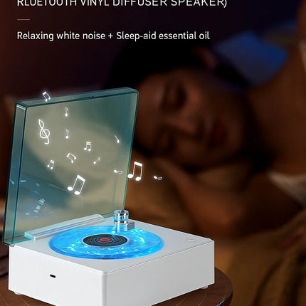 Waves design vinyl speaker

