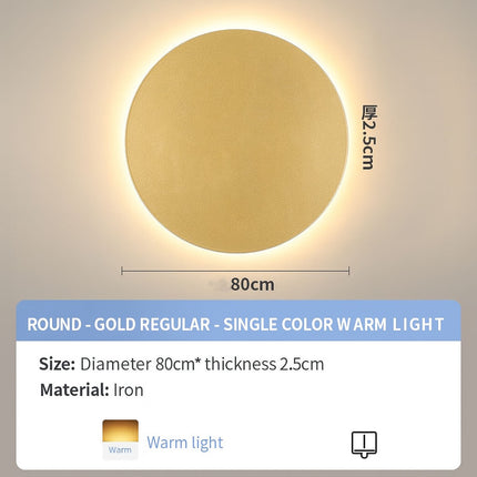 White round outdoor wall sconce

