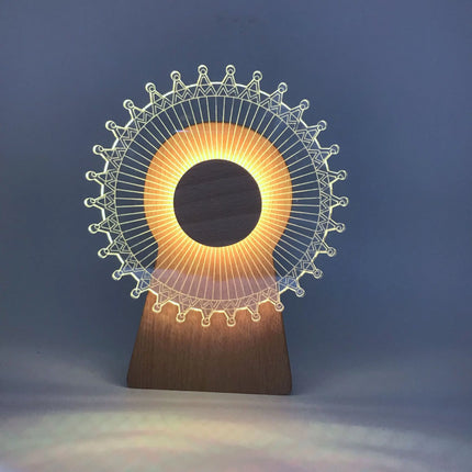 Windmill decor night lamp

