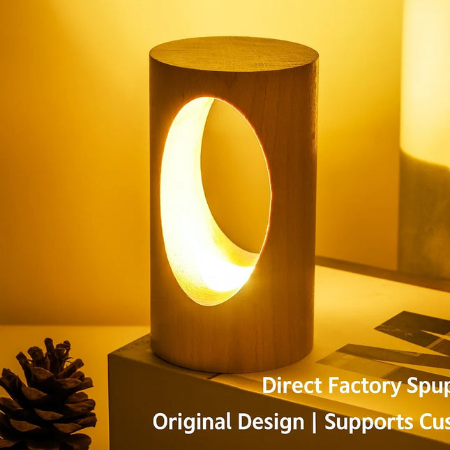 Wood Hollow Lamps