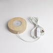 Plug-in frosted round 8cm (warm light