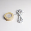 Plug-in frosted round 6cm (warm light)