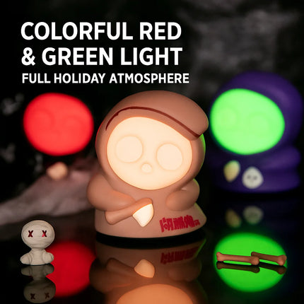 Creative Pull Back Car Night Light Three-Speed Dimming Children's Toy Halloween Decoration Atmosphere Light