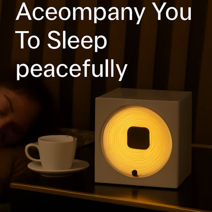 Creative Shuttle Future Night Light LED Rechargeable Stepless Dimming Bluetooth Speaker USB Music Atmosphere Lamp