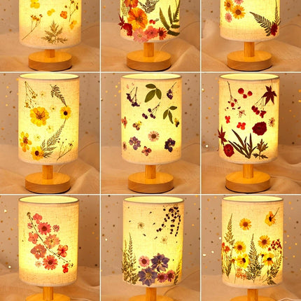 DIY Embossed Table Lamp Kit – Dried Flower Night Light Gift for Mom, Perfect for Mother’s Day