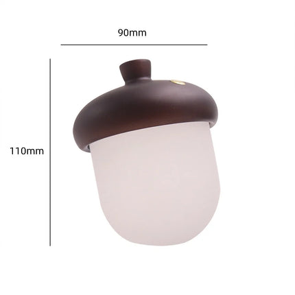 acorn desk lamp with warm glow