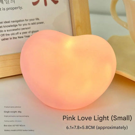 Romantic Love Night Light – Cute Bedside Lamp for Girls, Valentine’s Day Gift & Sleep Atmosphere Light