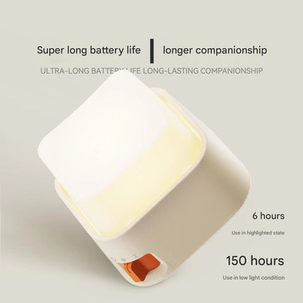 Mini Keyboard Night Light – Creative Rechargeable LED Desk Lamp & Decompression Atmosphere Light for Bedroom Bedside Decor