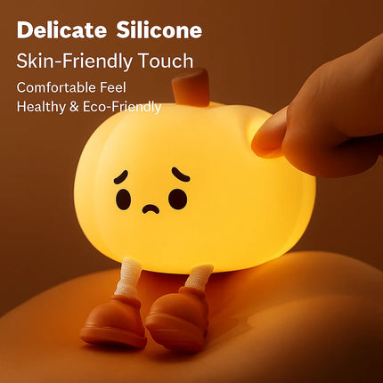 Halloween Ghost Night Light LED Pat Lamp Rechargeable Glow Atmosphere Light Halloween Decoration