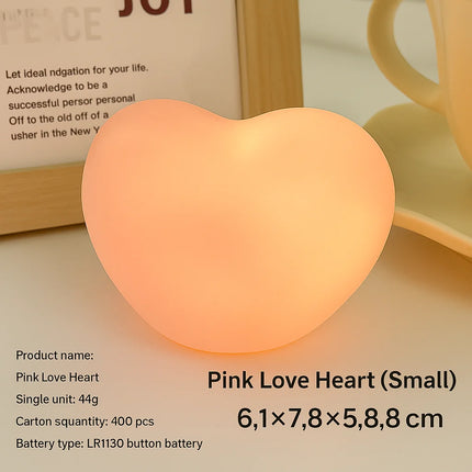 Romantic Love Night Light – Cute Bedside Lamp for Girls, Valentine’s Day Gift & Sleep Atmosphere Light