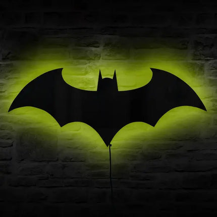3D Batman LED Night Light – Creative Superhero Wall Lamp & Bedside Atmosphere Light for Home Decoration