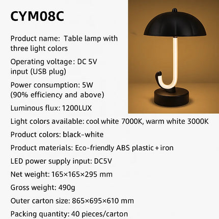 Cat Sleeping Night Light Silicone Pat Lamp Rechargeable Bedside Lamp Eye Protection for Baby Feeding Bedroom