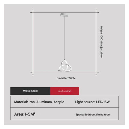 bedroom decorative hanging lamp