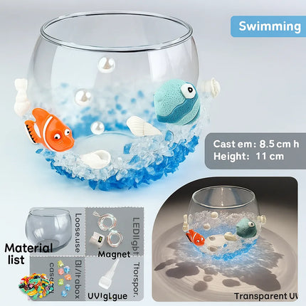 best glass vase lamp