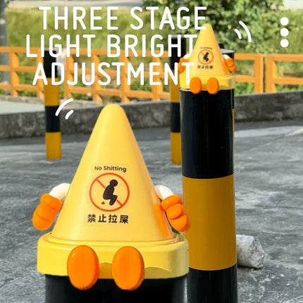 Funny Roadblock Night Light – Rechargeable Pat Light for Bedroom, Baby Feeding, Eye Protection Sleep Lamp