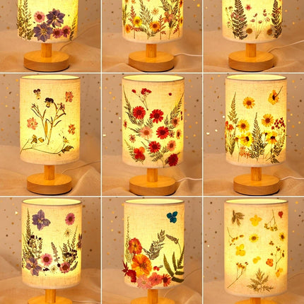 DIY Embossed Table Lamp Kit – Dried Flower Night Light Gift for Mom, Perfect for Mother’s Day