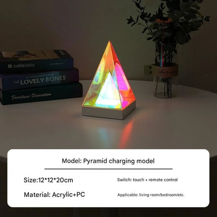 color spectrum prism lamp