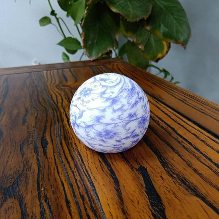 colorful moon lamp with galaxy design

