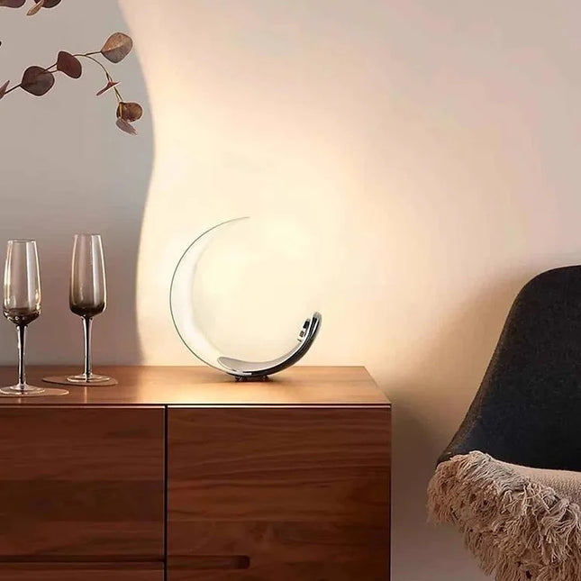 curved floor lamp