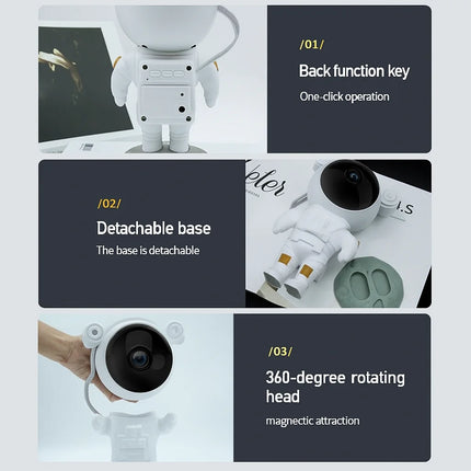 cute astro robot night light