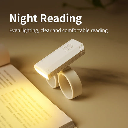 Mini Wrist Book Clip Light USB Rechargeable LED Reading Lamp Infinite Dimming Eye Protection Small Dormitory Table Lamp
