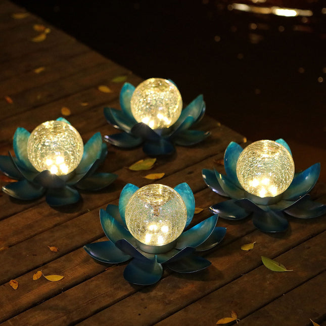 diy flower fairy lights

