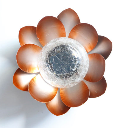 diy flower gold light