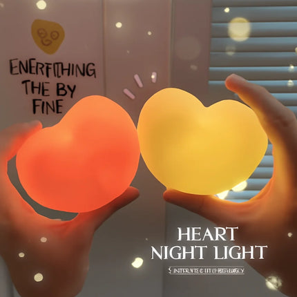 Romantic Love Night Light – Cute Bedside Lamp for Girls, Valentine’s Day Gift & Sleep Atmosphere Light