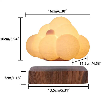 floating cloud lamp diy