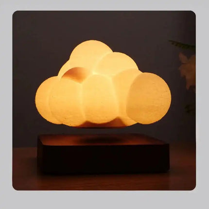 floating cloud lamp with lightning

