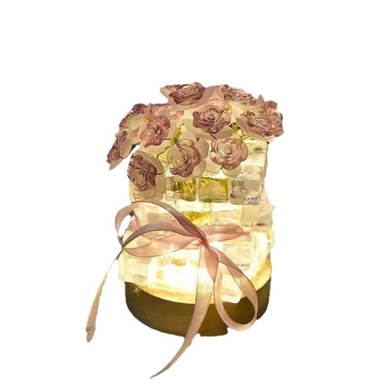 frozen rose light

