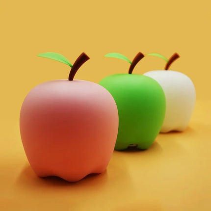 glass apple table lamp